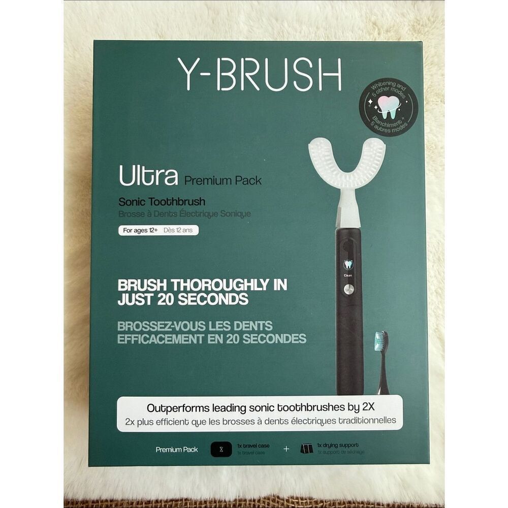 Black Sonic Toothbrush - Ultra Premium Pack
